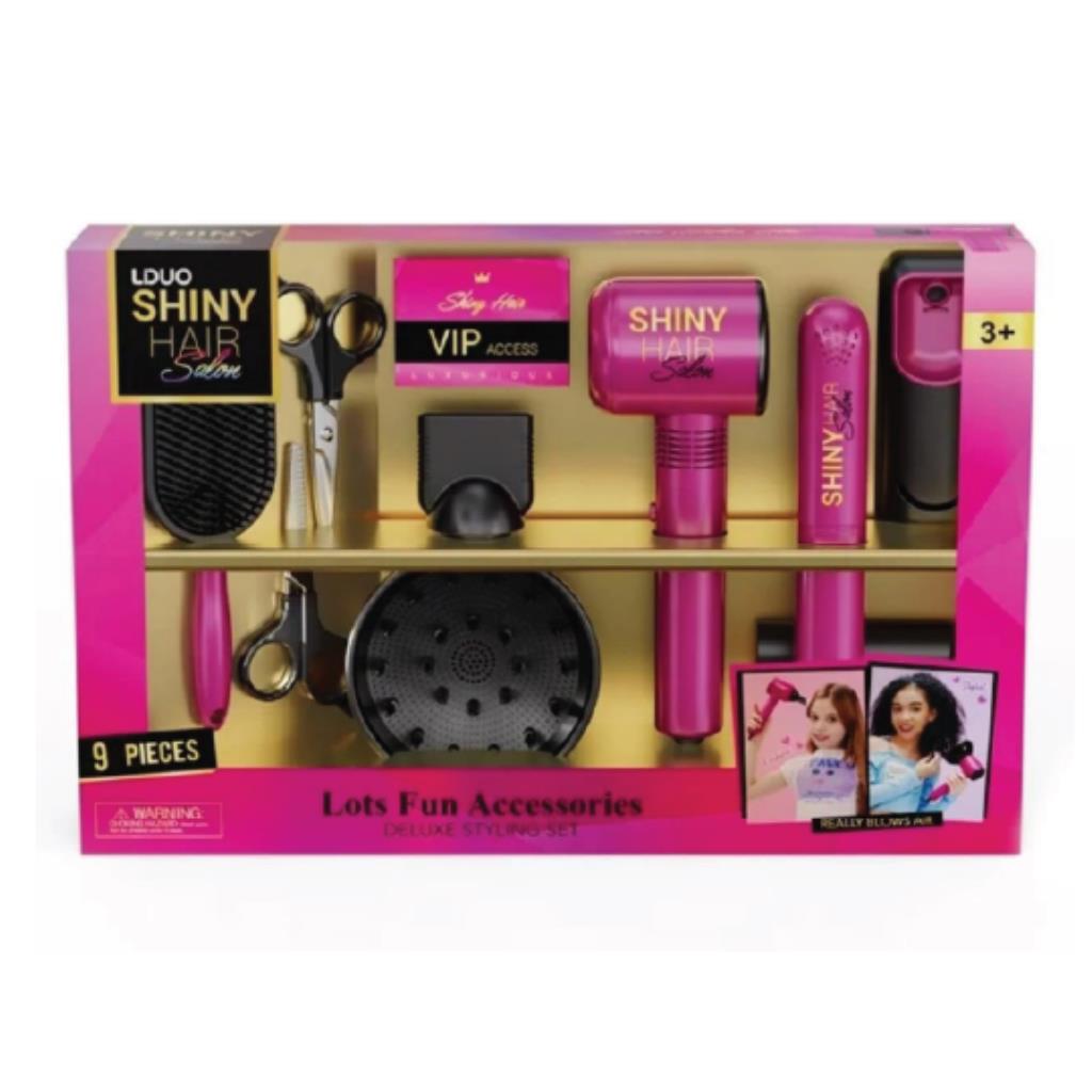 Shiny Hair Deluxe Styling Set – 9 Pieces